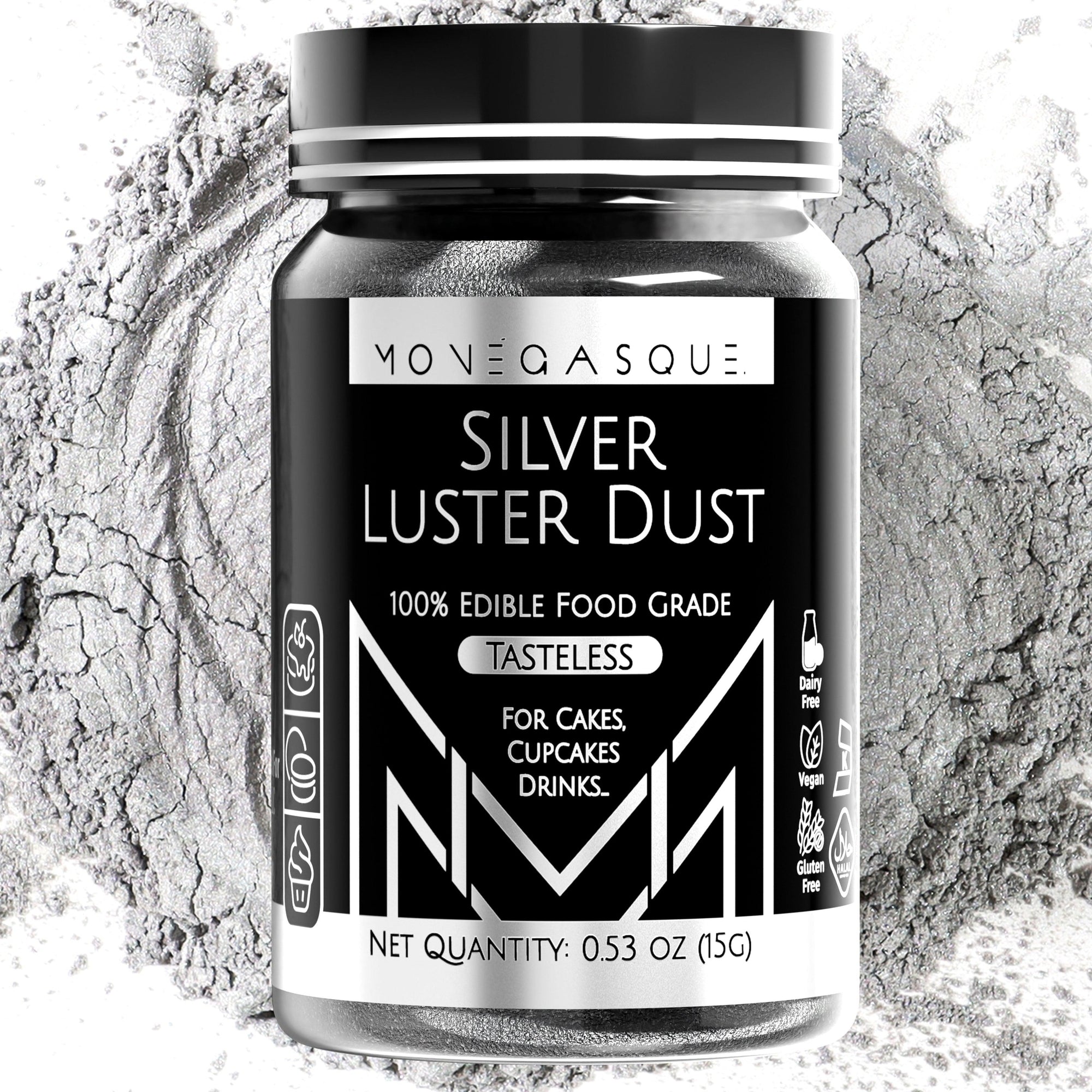 Silver Luster Dust 15G - MONÉGASQUE