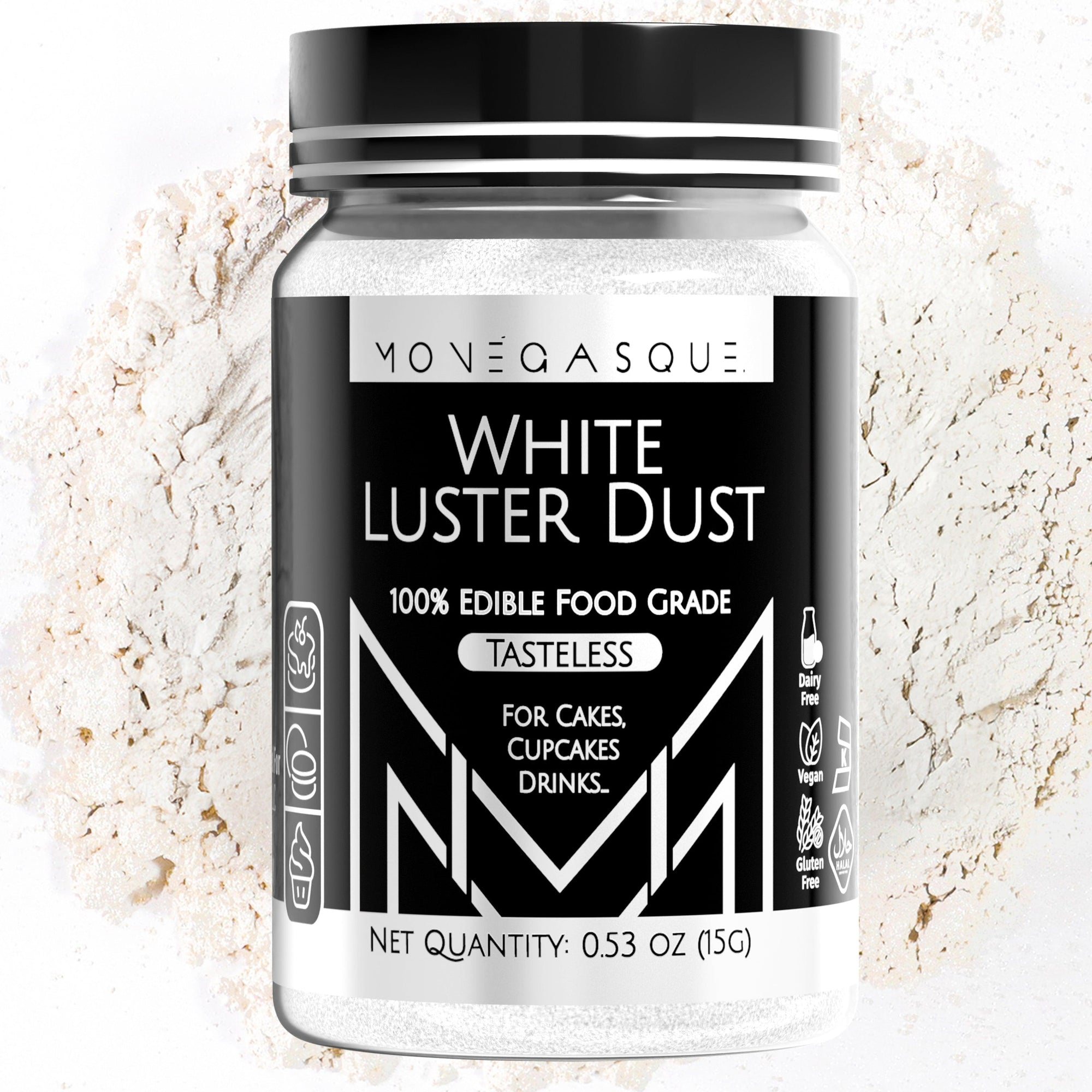 White Luster Dust 15G - MONÉGASQUE